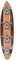 Generisch Deko Schildkröten Surfboard 100cm mit Meeresschildkröten Motiv Dekoratives Wandboard