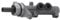 STARK SKMC-0570124 Bremszylinder Hauptbremszylinder 2Anschlussanzahl AluminiumMaterial ohne Sensor