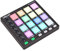 MIDI controller,HUIOP MIDI Controller Beat Maker Machine 6 Assignable Knobs Note Repeat Full Level Buttons and Production Software Portable Mini MIDI Controller Pad USB for Beginner Music Production,b