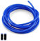 Luftschlauch 10mm Außen x 6.5mm Innen Pneumatik Schlauch, SRJQXH 5m Druckluftschlauch mit 2 Stück 10mm Pneumatik Steckverbinder, Blau Polyurethan Schlauch