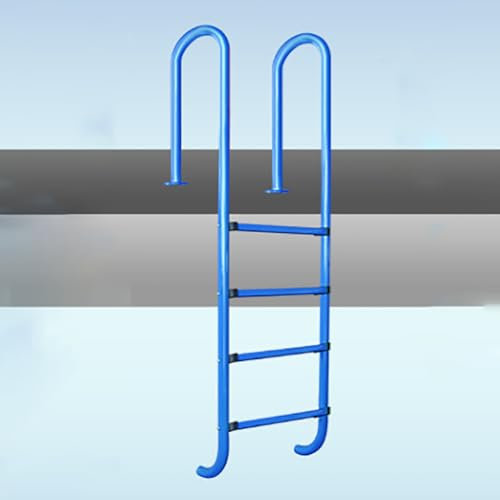 TT-YEC Piscina De Metal Azul Escalera Mecánica Automática, 304 Escaleras Mecánicas De Piscina Subterránea De Acero Inoxidable, Escalera Mecánica De Piscina Desmontable,C