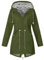HIFI7 Damen Leichte Wasserdichte Regenjacke Regenmantel Mit Kapuze Wasserdicht Windbreaker Übergangsjacke Atmungsaktiv Mantel…