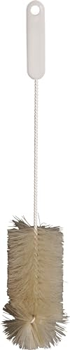 haug bürsten - Cepillo purificador de agua para limpieza de botellas para aparatos con gas - Tamaño: 415 x 70 mm - Relleno: mezcla de pelo - Fabricado en Alemania