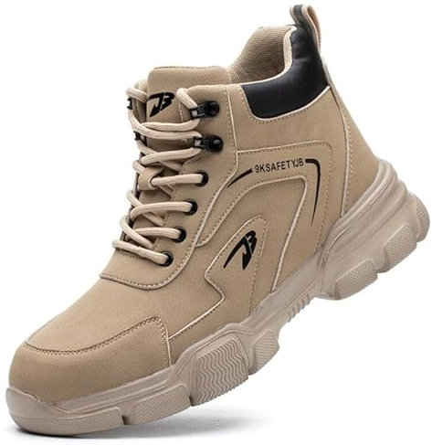 MEIION meine arbeitsschuhe Lismore rambo Sicherheitsschuhe Leichte Unisex-Sicherheitsstiefel mit Stahlkappen, atmungsaktiv und robust