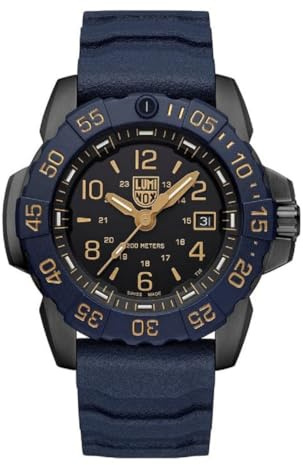 Luminox Navy Seal Steel 3250 Series Taucheruhr für Herren, 20 Bar, Gehäusedurchmesser: 45mm, XS.3255.CB.NSF