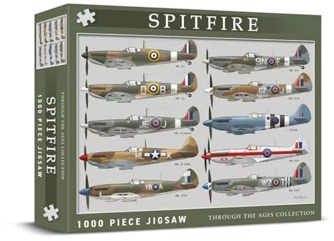 Through The Ages Collection Spitfire 1000 Piece Puzzle Jigsaw