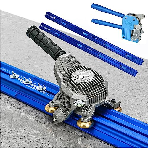 Tagliapiastrelle Professionale Tagliapiastrelle di Grande Formato Tagliapiastrelle Manuale Ventosa Integrata Spingipiastrelle Pinza per Piastrelle ()
