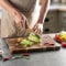 JF JAMES.F Acacia Wood Chopping Board for Meat, Fruit Vegetable and Cheese (End Grain Cutting Boards Large)