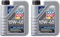 LIQUI MOLY MoS2 Leichtlauf 10W-40 | 1 L | teilsynthetisches Motoröl | Art.-Nr.: 1091, farblos (Packung mit 2)