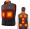 vapesoon Heated Vest Heating Body warmer with 11Heating Zones 3 Adjustable Temperature Electric USB Rechargeable Winter Thermal Vest Warm for Outdoor Camping Riding Hiking (Battery Pack Not Included)