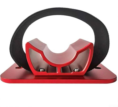 Supporto ruota posteriore per bici MTB progettato per un trasporto sicuro sul tetto dell'auto (rosso)