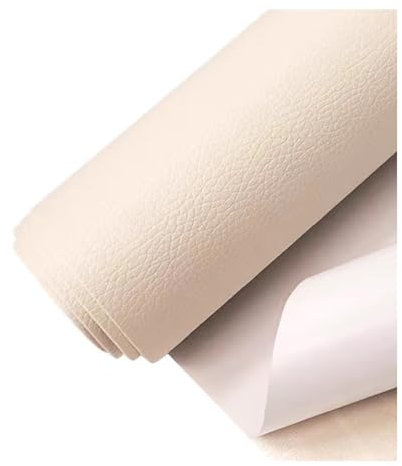 Kunstleder Selbstklebend Selbstklebender Vinyl-Leder-Reparaturflicken, Reparaturset Für Risse Im Ledersofa, Möbelrenovierung, Lederreparaturstoff Für Autositze, Bürostühle, Bettkopfteile(Beige)