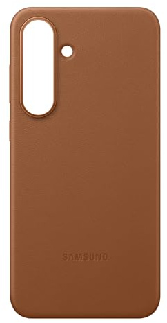 Samsung Galaxy Official Kindsuit Faux Leather Case for S25 FE, Tan | Colourful soft case, elegant design, refined style