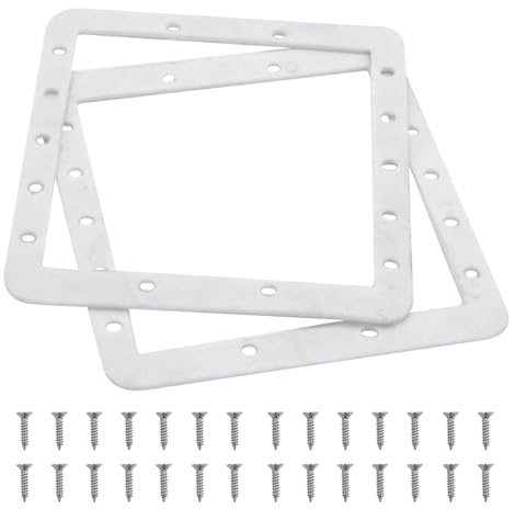 Set Von 2 Gummi Pool Skimmer Dichtungsdichtungen Wetterfeste Pumpen Skimmer Dichtung Für Abflusspumpen Zubehör Wetterbeständige Skimmerdichtung