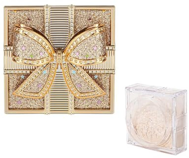Leichtes Loses Puder, Tragbare Quaste Pulver, Matte Make-up-Effekt, Stiftung Make-Up (02)