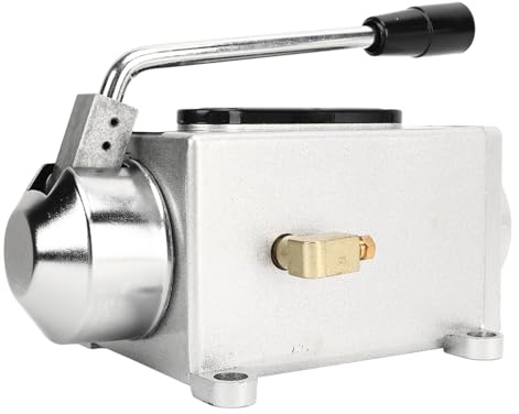 AUNMAS Pompa Lubrificatrice Manuale Oliatore Manuale in Alluminio Pressofuso 500CC Uscita 4mm Pompa a Pressione a Stantuffo 8cc per Fresatrice CNC Tornio di Produzione Lubrificazione