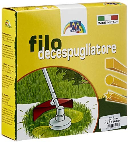 Maniver Filo per decespugliatore tondo, diametro 2,0 x 100 mt