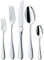 WMF Kent Edelstahl Besteck Set 6 Personen, Essbesteck Set 30 teilig, Monobloc-Messer, Cromargan Protect poliert, kratzbeständig, spülmaschinenfest