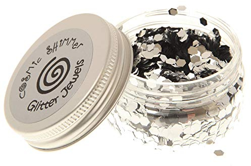 Glitter Jewels - Silver Hexagons