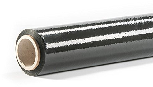 HaGa® Stretchfolie Umzugsfolie Verpackungsfolie Folie 150mx500mmx23µm schwarz