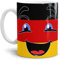 Tassendruck Flaggen-Tasse Deutschland - Kaffeetasse/Mug/Cup - Qualität Made in Germany