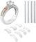 Coopache 18 Pezzi Invisible Ring Size Adjuster 2 Stili Ferma Anello Silicone, 11 Taglie Stringi Anello Invisibile Riduttore Dimensione Anello per Anelli Larghi Uomo e Donna
