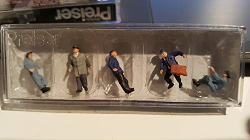Preiser 10752 Electric Vehicle Drivers (5) Exclusive Figure Set