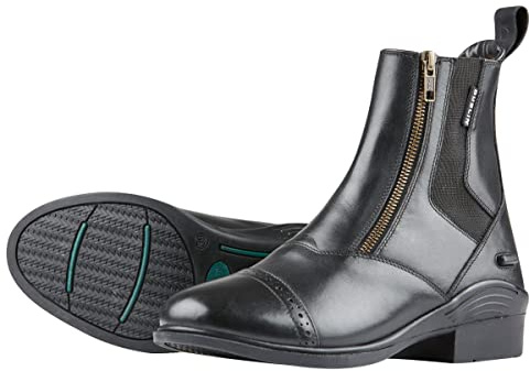 Dublin Evolution Double Zip Front Paddock Boots, Black, Adults 8