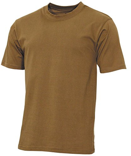 MFH Men's US Streetstyle T-Shirt Coyote Tan Size XL