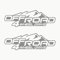 Autodomy 4x4 Off Road Allrad 4 Wheel Drive Aufkleber 2 Stück | 4x4 Aufkleber für Auto 20x6,5 cm | Sticker Auto Tuning Widerstandsfähig gegen Regen und Sonne (Silber)