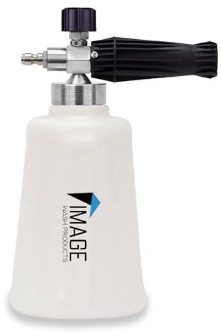 Image Wash Products Snow Foam Cannon for Pressure Washers - Wide Base - 40oz Canister - Detailer's Choice for Touchless Wash - Car/Truck/RV/Boat Foam Gun – Best Tool for Washing Your Car or Truck