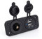 Adaptador de Cargador de Coche de 2 Enchufes, Toma de Mechero de Coche de 12 Voltios, Cargador USB, Adaptador de Corriente, Salida para Coche, Camión, Teléfono, Tableta