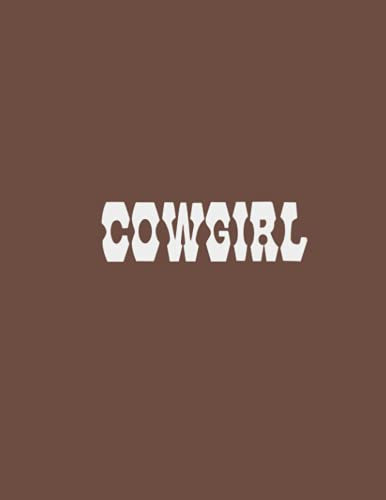 Y2K Notebook Brown Cowgirl College Ruled Notebook
