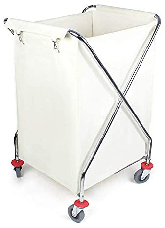YGCBL Multifunktionaler Aufbewahrungswagen,Wagen,Kommerzieller Edelstahl-Reinigungswagen Mit Rädern,Faltbarer Hotel-Gym-Krankenhaus-Wäsche-Sortier-Wagen Mit Abnehmbarer Tasche
