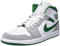 Jordan 1 Mid SE, Grau, Weiß/Kieferngrün-Hellrauchgrau, 43 EU