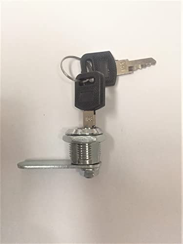 DWD ® Replacement Cam Lock with 2 Keys for Outdoor Post Boxes, Universal Lock That fits Most Outdoor Post Boxes That Have a Flush Door Fitting