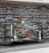 MyMaxxi Küchenrückwand Folie selbstklebend matt Versteift - einfache Montage ohne Bohren - Motiv Mauer 01-60cm hoch - Spritzschutz Küche Klebefolie - Mauerziegel Steine 180 x 60cm