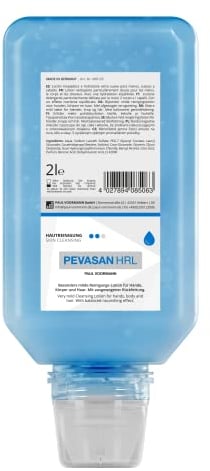 Pevasan HRL - hochwertige, besonders milde Flüssigseife/Duschgel, 2 Liter Softflasche, 6 Stück