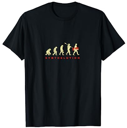 Synthesizer Evolution Analog Synth Retro Studio Gear T-Shirt T-Shirt