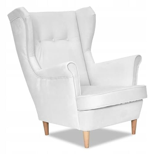 Family Meble Sessel, Modell Ari II, Skandinavisch, Relaxsessel aus Webstoff, Loungesessel, Ohrensessel, Fernsehsessel, Bequemer Sessel, Für Wohnzimmer, Esszimmer, Schlafzimmer, Büro, Amore 37