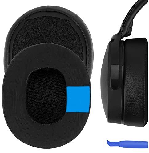 Geekria Sport Cooling-Gel Replacement Ear Pads Compatible with Skullcandy Crusher Wireless/Crusher EVO/Crusher ANC, Hesh 3/ Hesh EVO/Hesh ANC, Venue ANC Headphones, Repair Parts (Black)