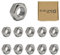 M10 (10mm) Steel Hex Nuts - Standard Thread - Pack of 10