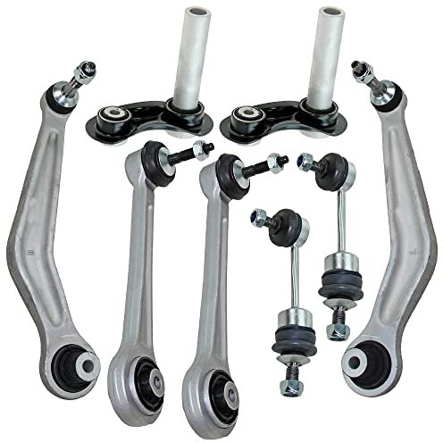 ATEC Germany 2x Querlenker Hinterachse links & rechts hinten, 2x Koppelstange, 2x Integrallenker Hinterachse Kompatibel mit BMW 5er (E60), 5 Touring (E61), 6 (E63), 6 Cabriolet (E64)