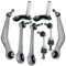 ATEC Germany 2x Querlenker Hinterachse links & rechts hinten, 2x Koppelstange, 2x Integrallenker Hinterachse Kompatibel mit BMW 5er (E60), 5 Touring (E61), 6 (E63), 6 Cabriolet (E64)