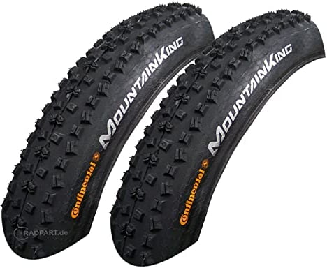 2X Continental Mountain King 58-584 27.5x2.30 Reifen Mantel Decke Fahrradreifen