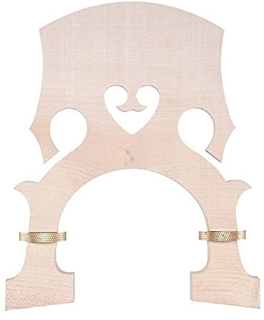 Compasty Ersatzteil für Steg aus Ahorn, verstellbar, für Kontrabass, Größe 3/4