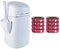 LitterLocker Fashion - 10400 - Poubelle à litière pour chat & LitterLocker Plus Recharge Octogonale pour Chat 8 Pièces