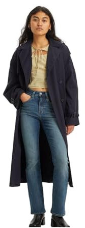 Levi's 725 High Rise Bootcut Med Indigo - Worn IN, Lapis Speed, 28W x 32L