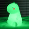 Dinosaur Night Light for Kids, Cute 7 Colour Changing LED Portable Animal Silicone Lights Rechargeable Battery Lights with Touch Sensor, Night Lights Best Gifts for Baby, Kids,Teenagers Bedroom,Green