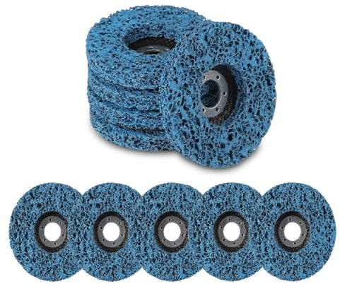 Shoze 10PCS Paint Remover Discs 115mm 4.5 Strip Discs Stripping Wheel Wire Wheels For Grinders Angle Grinders Strip for Angle Grinders Poly Strip Wheel Grinding Wheel Abrasive